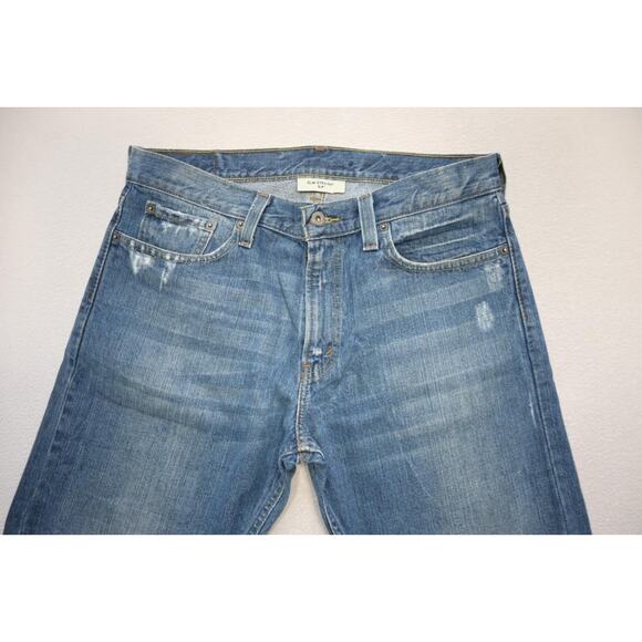 Levi's 514 Slim Straight Fit Rugged Denim Blue Jeans Mens Size 34 x 34 - Picture 6 of 9